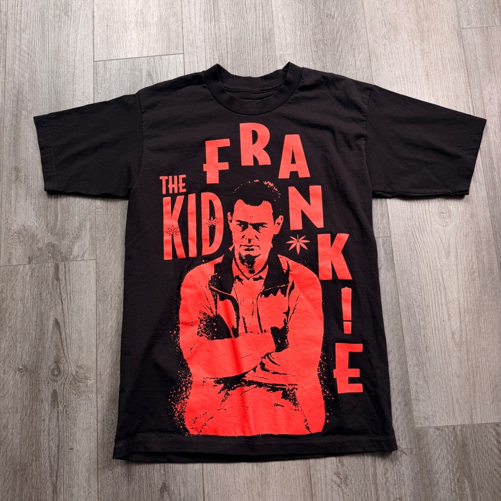 Wiz Khalifa Mens M Black The Kid Frankie T-Shirt Kush OG Graphic Rap Tee